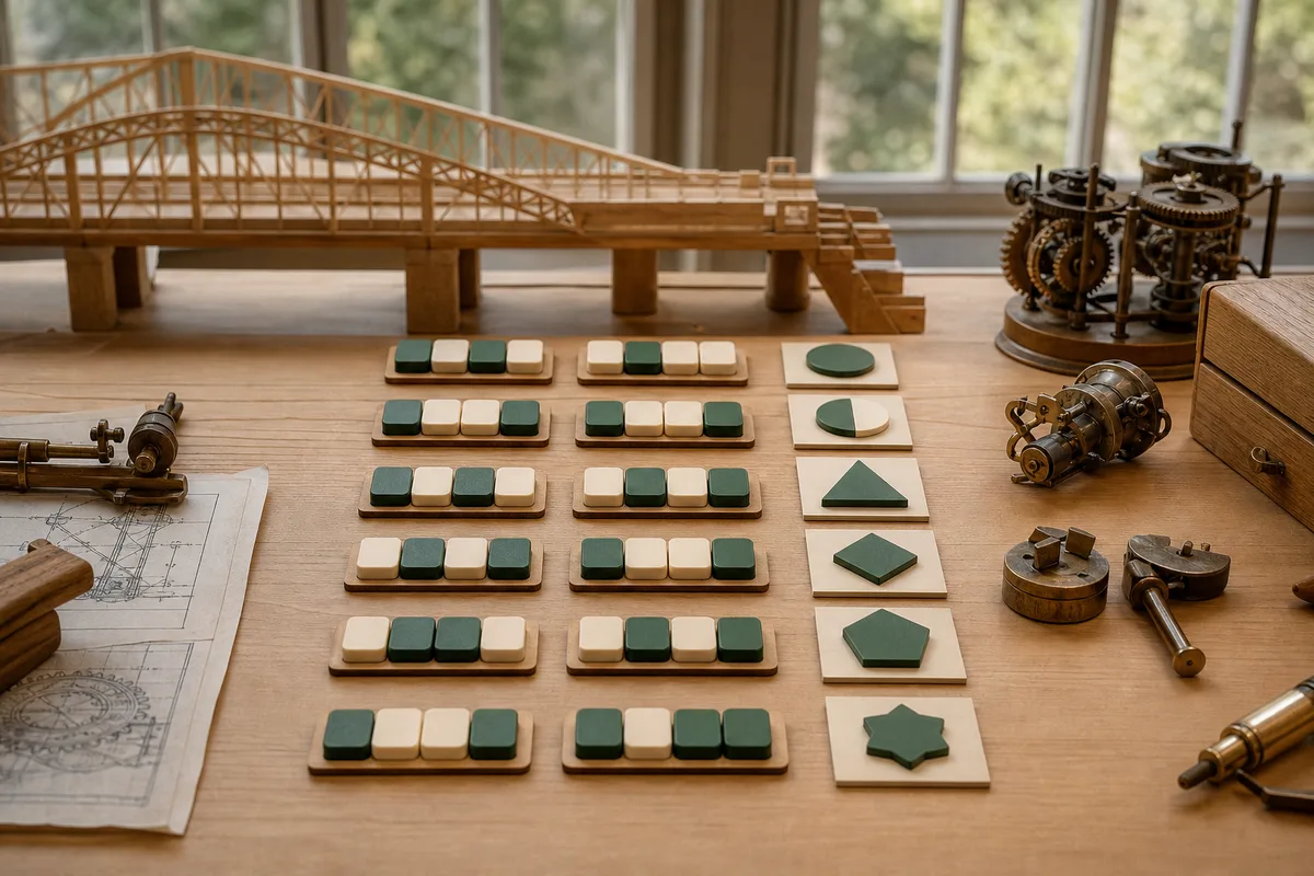 Correspondance visuelle entre des groupes de quatre bits et leurs symboles hexadécimaux